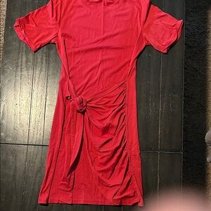 HALARA Vibrant Red Mini Dress